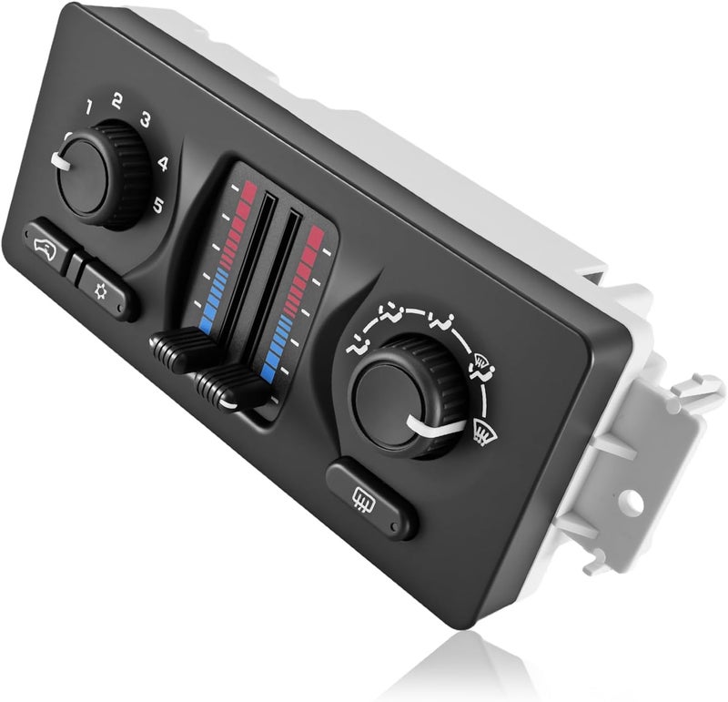 TIKSCIENCE 599-210XD Climate Control Module Fit for Chevy Silverado Trailblazer Avalanche Tahoe GMC Envoy Sierra Yukon Cadillac Escalade, AC Heater HVAC Panel Switch with Manual A/C Controls - Image 1